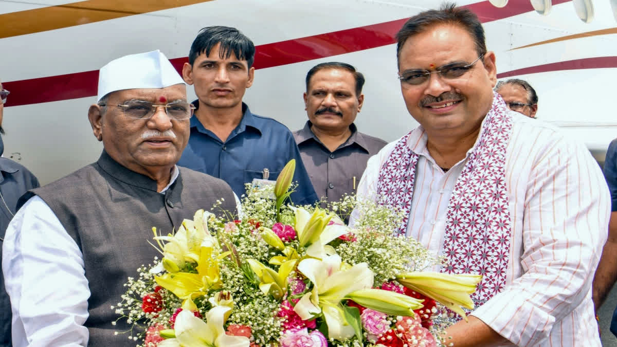 Haribhau Kisanrao Bagde took oath as Governor of Rajasthan at Raj Bhawan on Wednesday.