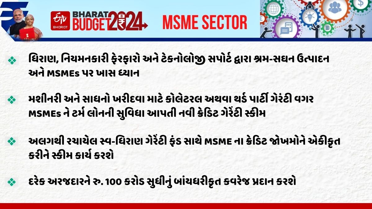 MSMEs સેક્ટર