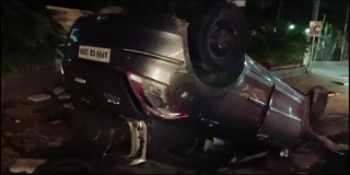 Car Accident At Jubilee Hills