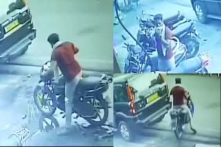 Bike theft in Dhanbad