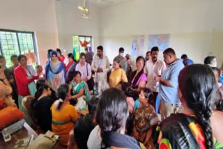 OFFICIALS VISIT THE CARE CENTER  KERALA LANDSLIDE TRAGEDY  CHAMARAJANAGARA