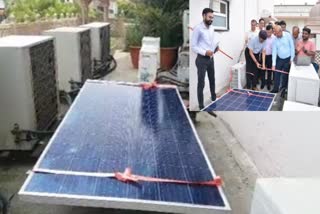 RAJASTHAN BALCONY SOLAR  GENERATE 100 UNITS OF ELECTRICITY  INSTALLING SOLAR PANELS IN BALCONY