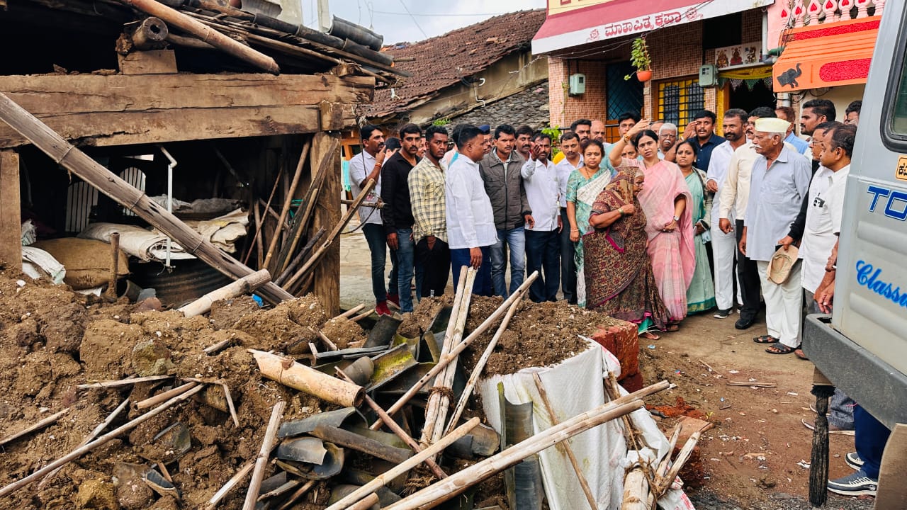 Belagavi  Five people died  46 villages of Belagavi are flooded