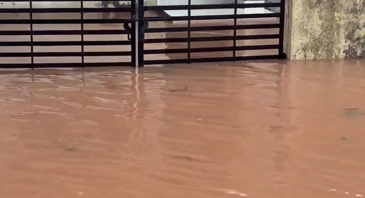 Water filled in Housing Board Colony