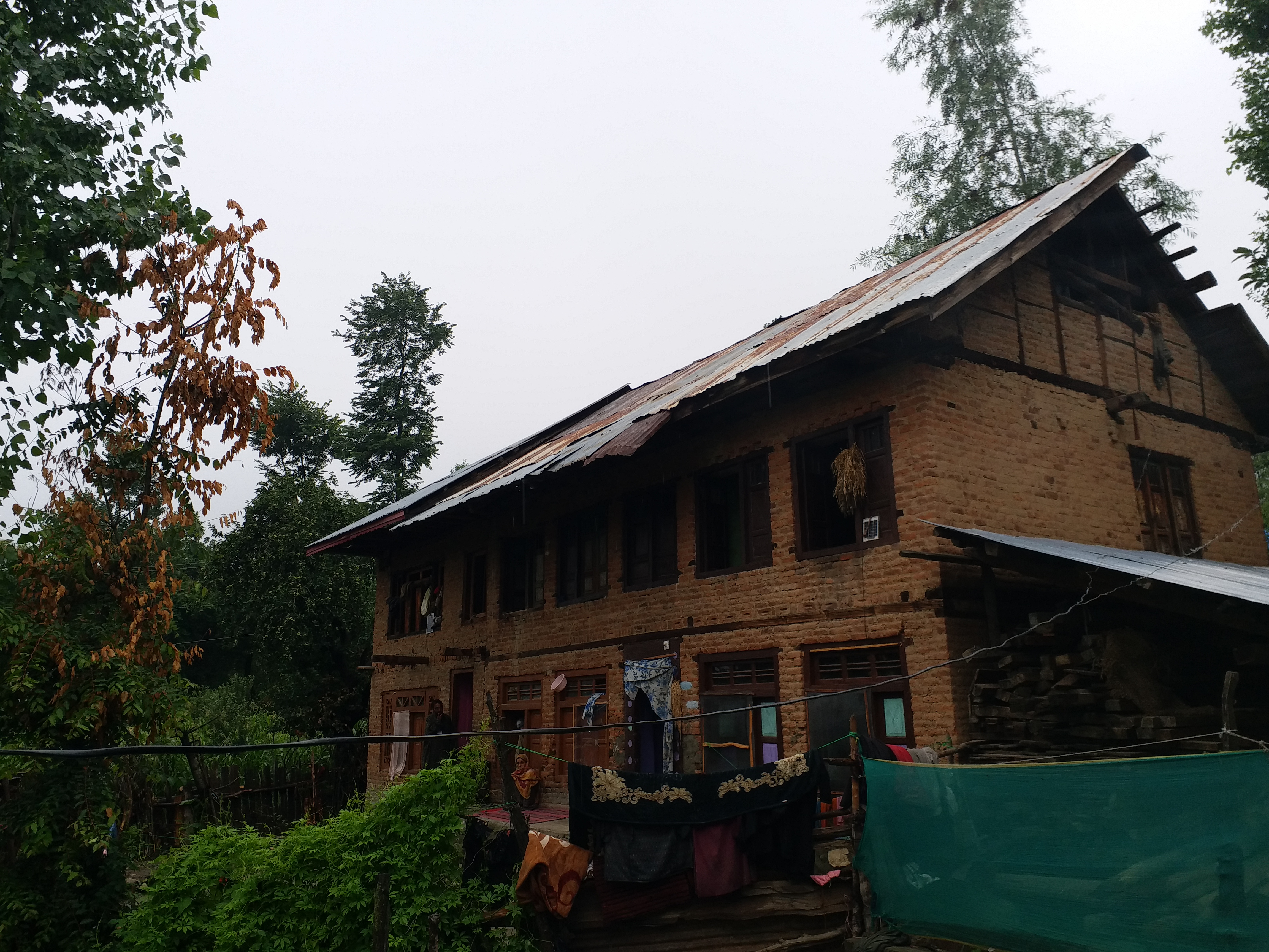 A house at Hapatnar village in Anantnag, Jammu and Kashmir
