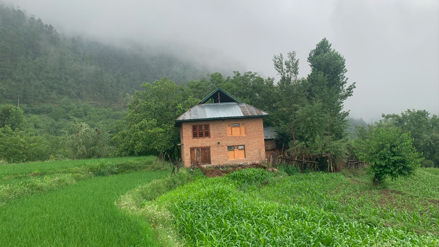 A view of Hapatnar village in Anantnag, Jammu and Kashmir