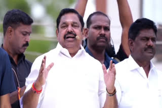 எடப்பாடி பழனிசாமி பிரச்சாரத்தில் பேசிய புகைப்படம்