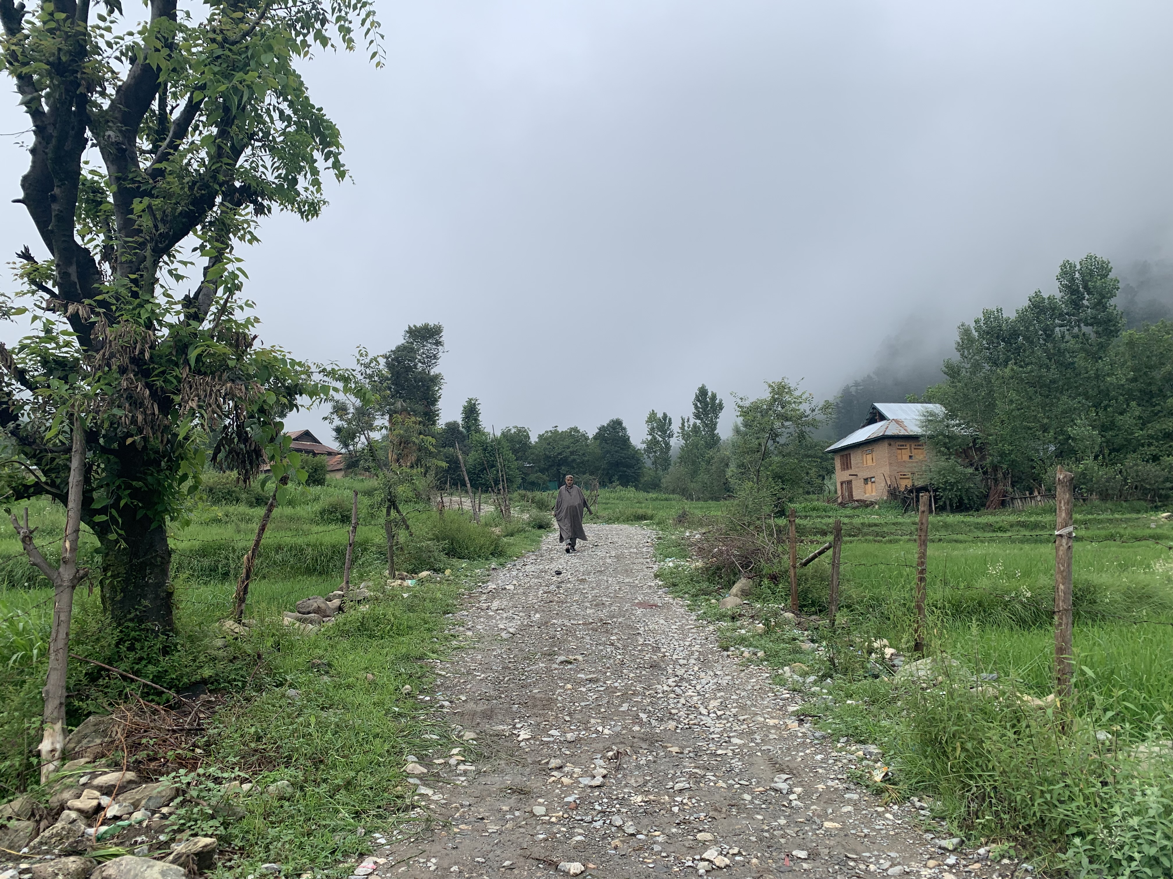 A view of Hapatnar village in Anantnag, Jammu and Kashmir