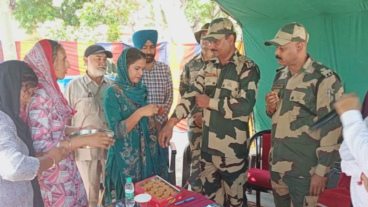 Rakhi festival celebrated at Khalra border