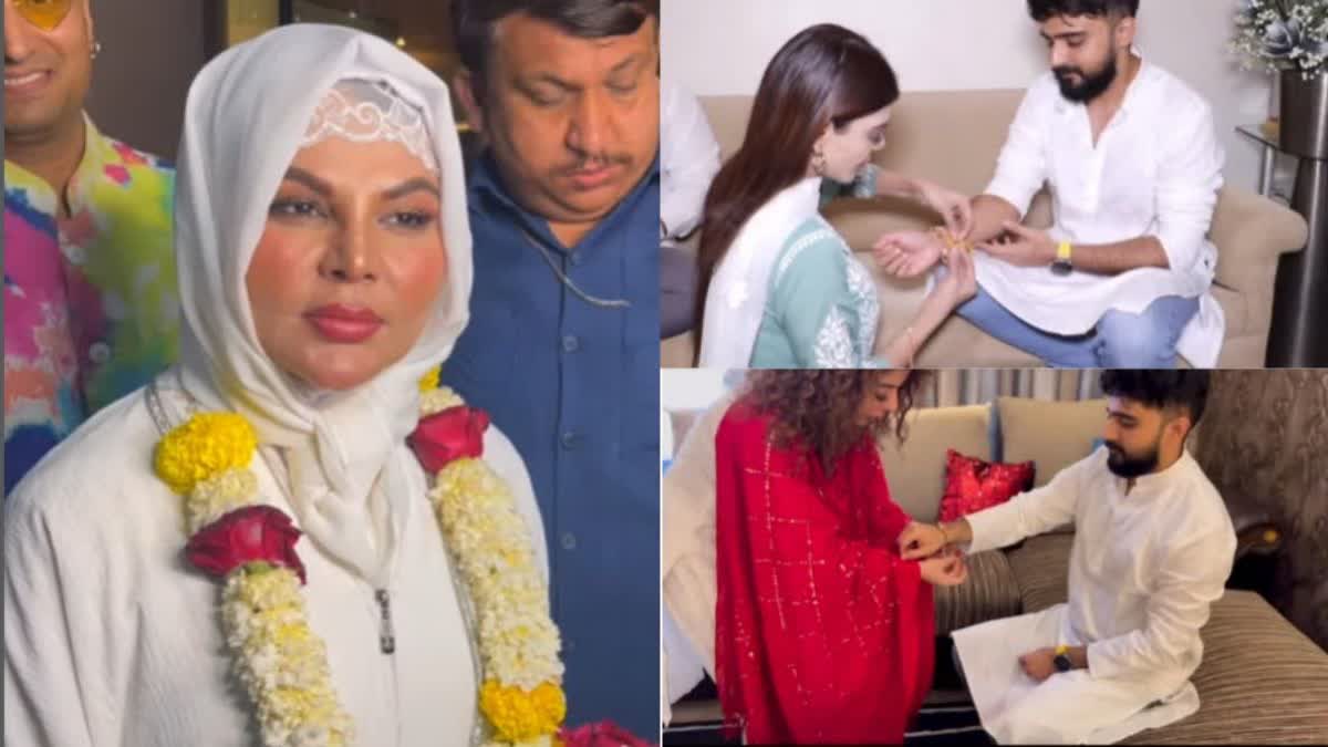 Rakhi sawant returns Mumbai after umrah Sherlyn Chopra defamation row