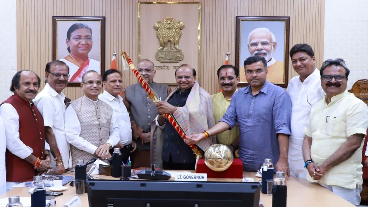 delhi dharmik mahasangh delegation met lg