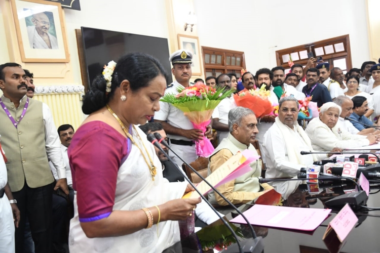 Umashree, Sitaram, Sudham Das sworn as Legislative Council members