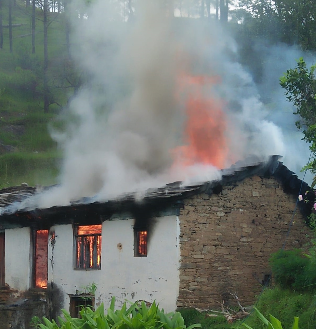 Nainigunth House Burn