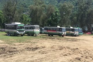 HRTC Routes Closed In Mandi