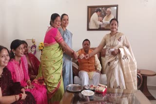 CM Dhami celebrated Rakhi