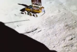 Latest video of Pragyan rover rotating on Moon's surface