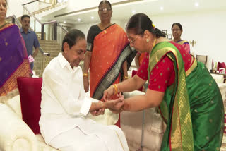 Rakhi Festival Celebrations at Pragati Bhavan