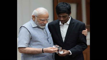 PM Modi meets chess prodigy Praggnanandhaa