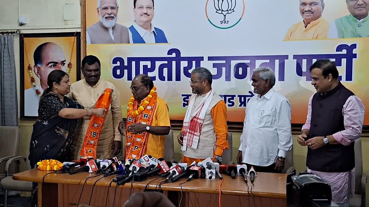 Former JMM leader Lobin Hembram joined BJP