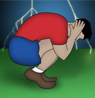 LIGHTNING SAFETY POSITION