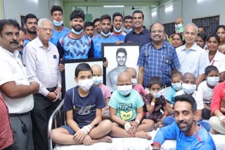 Suryakumar Yadav, Shreyas Iyer met Cancer Treatment Childrens in Coimbatore