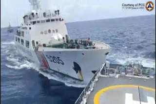 China and the Philippines accused each other on August 31 of deliberately ramming their coast guard ships near a flashpoint shoal in the South China Sea, the latest in a spate of similar incidents in recent weeks.