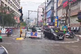 Heavy Rain Fall in Vijayawada Today