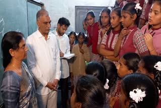 Harish Rao visit Palamakula Gurukula