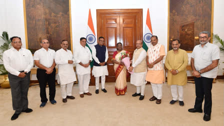 BJP MLAs Meet President Murmu, Seek Kejriwal Govt's Dismissal