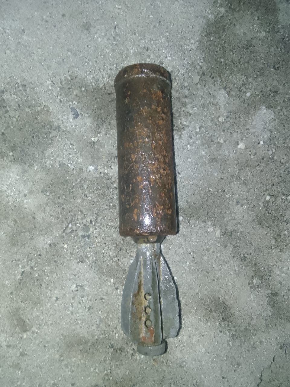 CHINESE MADE MORTAR FOUND