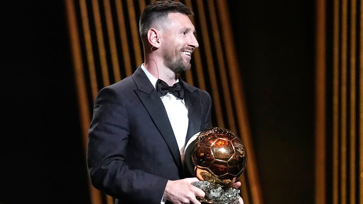 Lionel Messi  Lionel Messi wins Eighth Ballon d Or  Lionel Messi wins Ballon d Or 2023  lionel messi on retirement  Diego Maradona  ലയണല്‍ മെസി  ലയണല്‍ മെസി വിരമിക്കല്‍  ബാലണ്‍ ദ്യോര്‍  ബാലണ്‍ ദ്യോര്‍ 2023  ഡീഗോ മറഡോണ