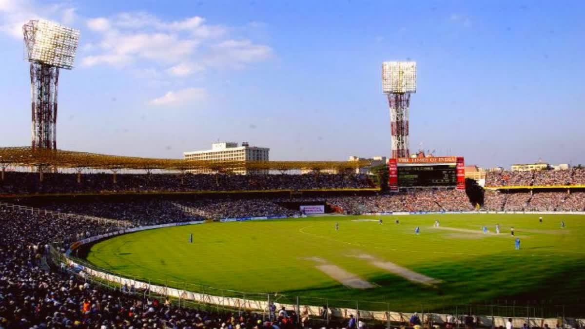 Pakistan emerged victorious in their World Cup league stage game against Bangladesh in Kolkata but the match also witnessed an unusual occurrence as four spectators were seen rasing the Palestinian flag and chanting slogans in support of the country.