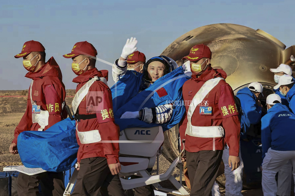 China's Shenzhou-16 astronauts land safely