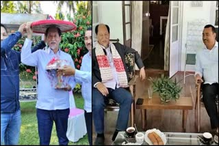 CM of Nagaland Neiphiu Rio visited Sonari Tea estate