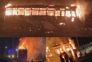 Karnataka Bus Set on Fire in Maharashtra