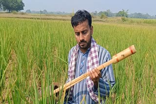 farmer reciting poem for indra dev