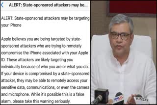 Opposition leaders claim they got alert from Apple about 'state-sponsored attacks' on their phones