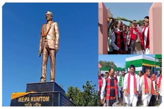 Inauguration of Tabu Ram Taid statue