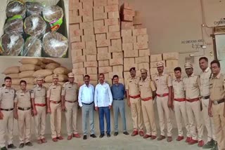 Excise Police Seize Jaggery