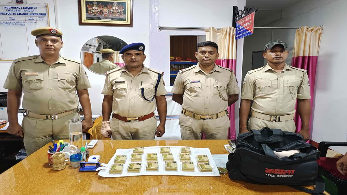 LIVE BULLETS FOUND IN TRAIN AT PURI