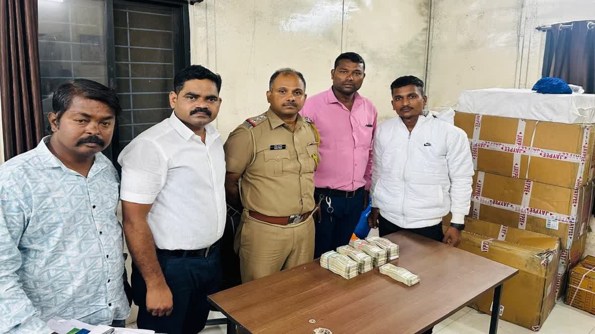 2 crores seized at Kasara Ghat