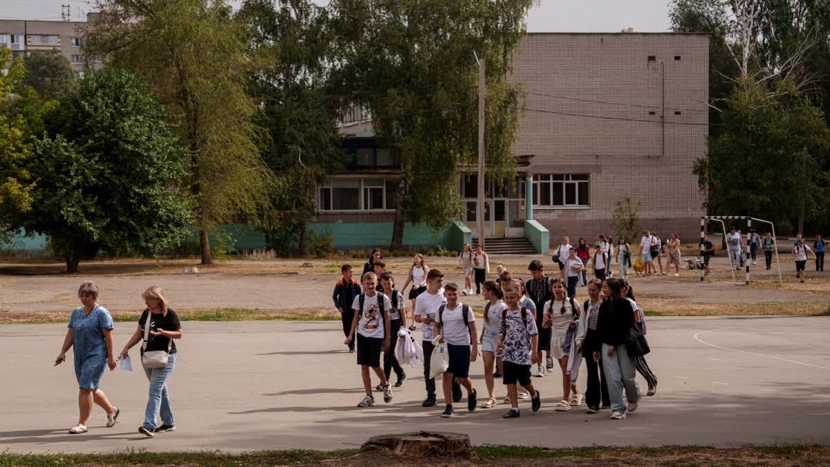 Ukrainian Front-Line School System Goes Underground To Protect Against Bombs And Radiation