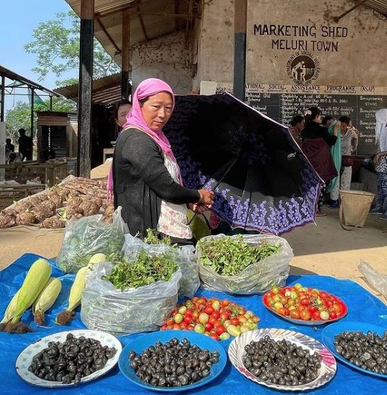 Meluri's marketing shed has an array of local produce