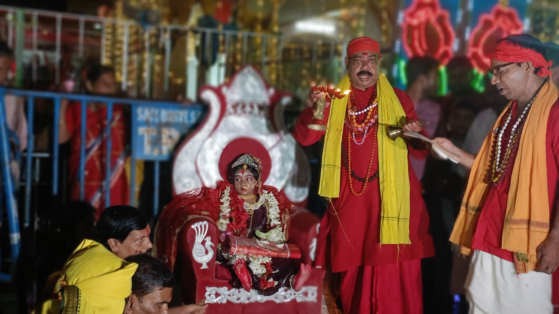 Kumari Puja at Tarapith Mandir