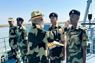 PM Modi with BSF Jawans