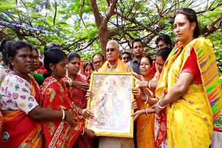 Dilip Ghosh at Sandeshkhali