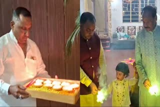 Odisha Governor lights lamps in Jamshedpur and wish people Happy Diwali 2024