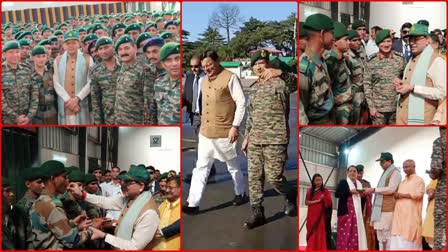 CM DHAMI DIWALI WITH SOLDIERS