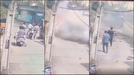 One person killed six injured in firecrackers blast in Eluru  Andhra Pradesh