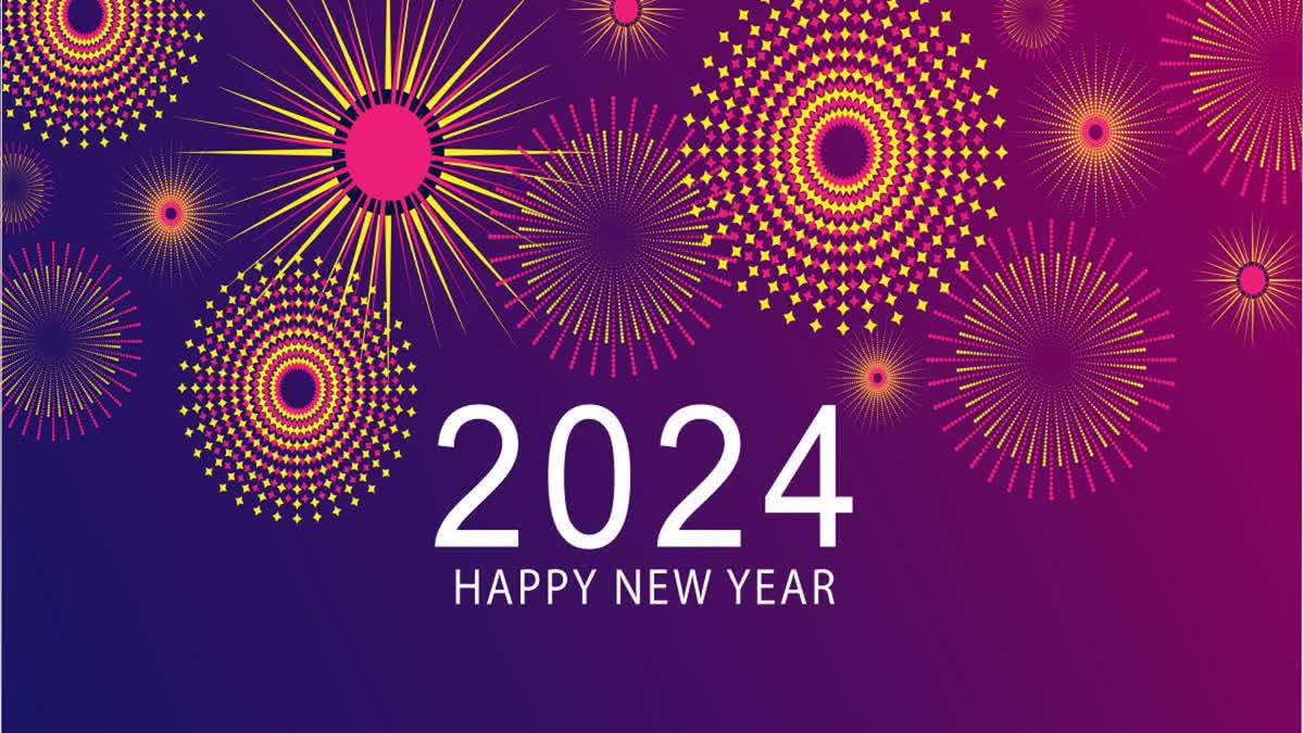 HAPPY NEW YEAR 2024 GREGORIAN CALENDAR